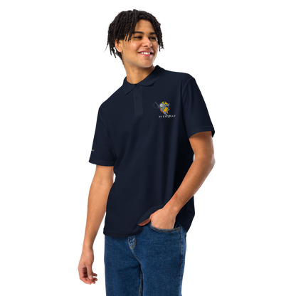 Navy Unisex Pique Polo Shirt