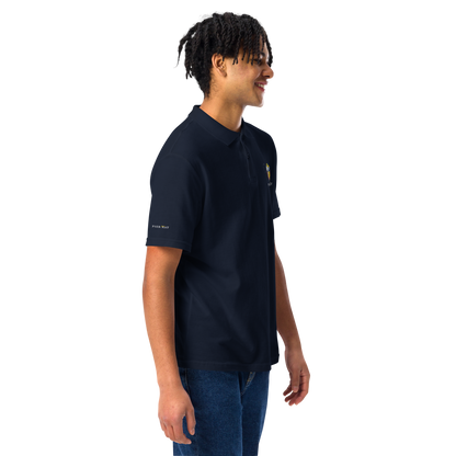Navy Unisex Pique Polo Shirt